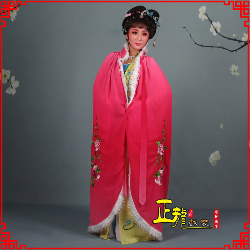 台儿庄小花旦绣花斗篷 花旦披风