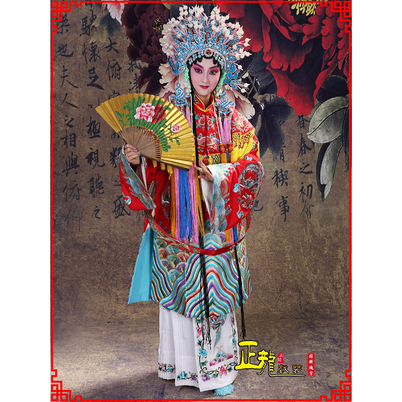 台儿庄凤袍杨贵妃贵妃醉酒 软绉团凤女蟒