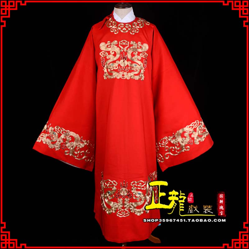 台儿庄戏曲官衣官服舞台演出