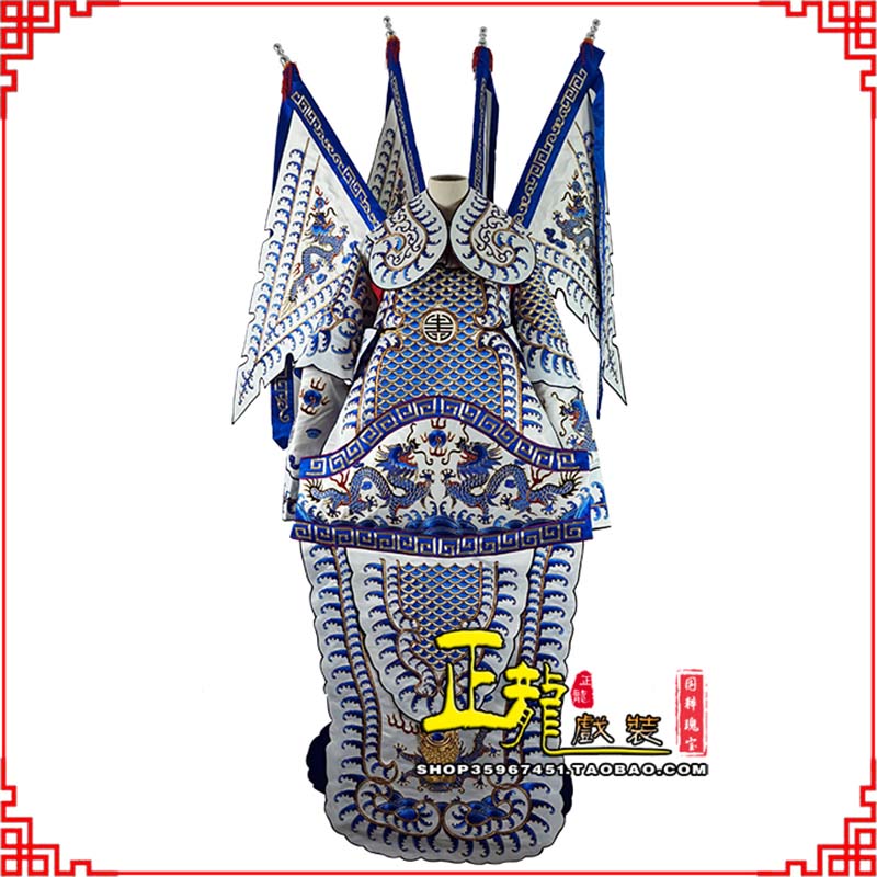 台儿庄武生武将大靠祥龙勾金